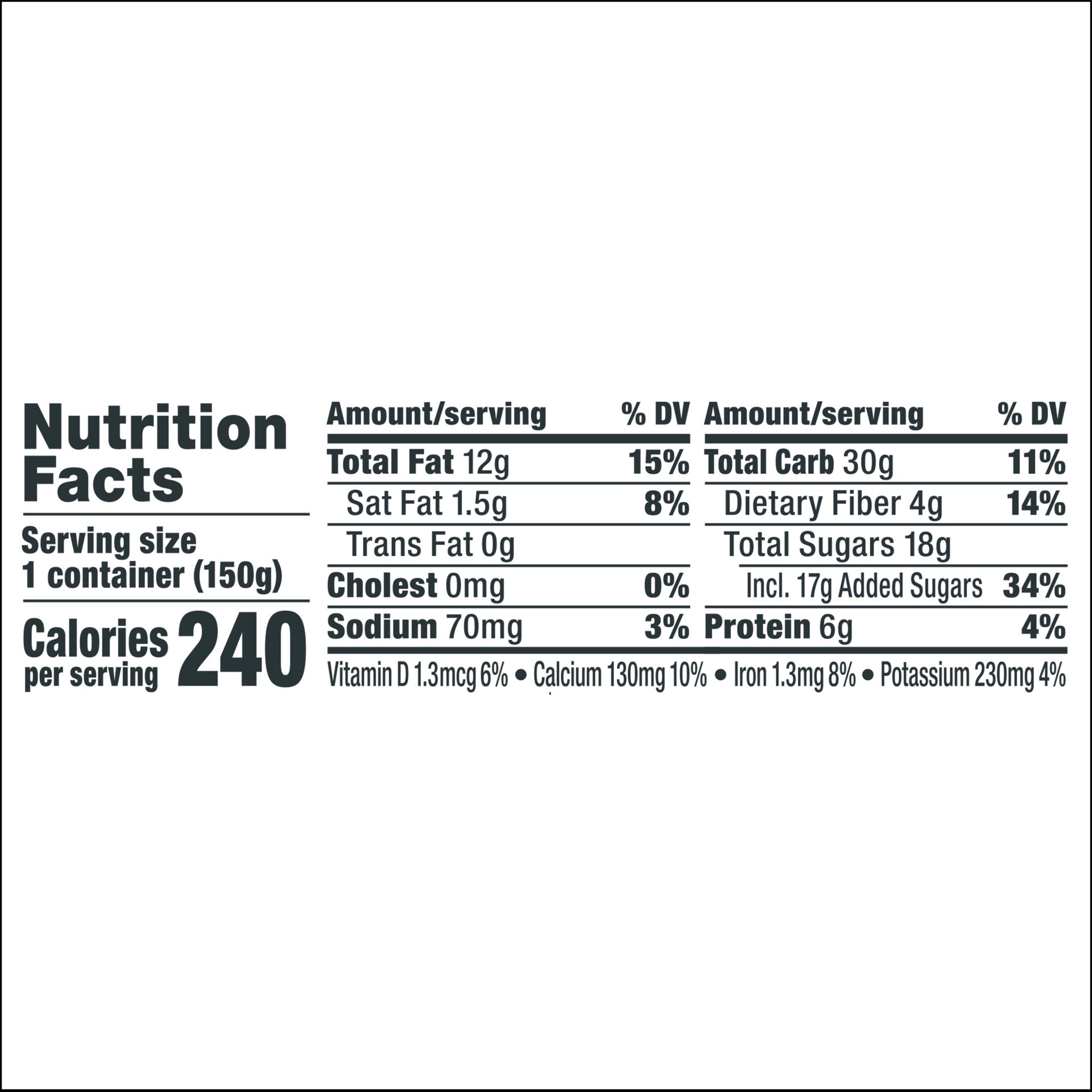 slide 2 of 5, Silk Almond Milk Dairy-Free Yogurt Alternative, Apple Cinnamon Mix-Ins, Soy-Free, Gluten-Free, Non-GMO Project Verified, 5.3 oz., 5.3 oz