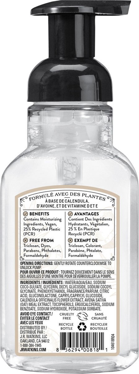 slide 5 of 7, J.R. Watkins Foaming Hand Soap, Coconut, 9 fl. oz., 9 fl oz