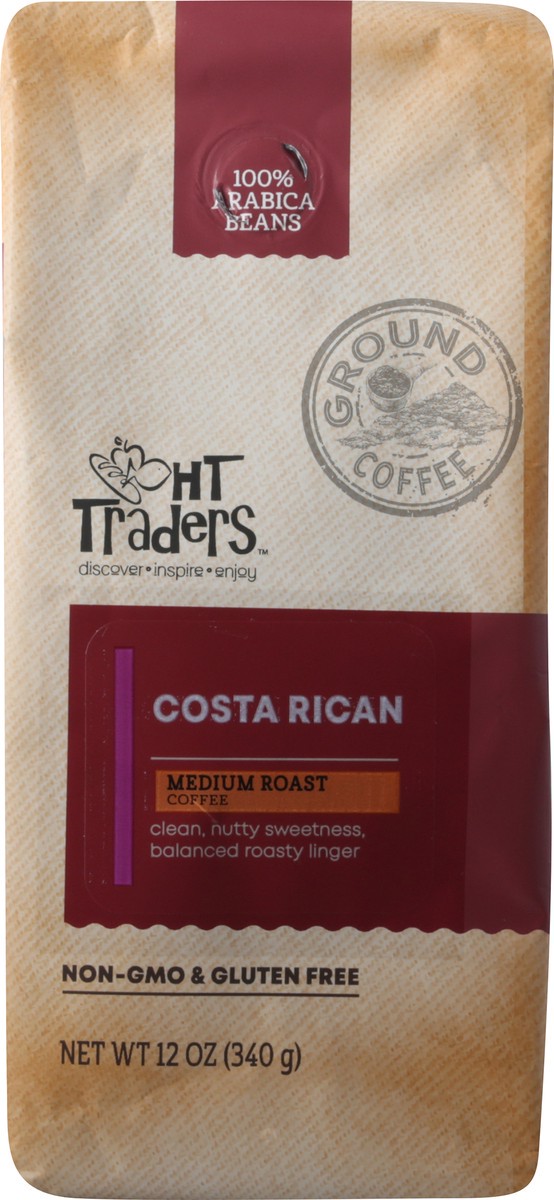 slide 10 of 12, Harris Teeter Traders Medium Roast Ground Costa Rican Coffee 12 oz, 12 oz