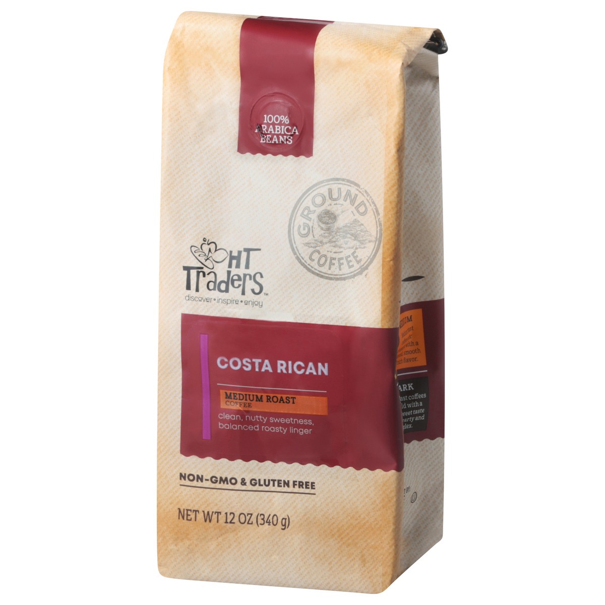slide 9 of 12, Harris Teeter Traders Medium Roast Ground Costa Rican Coffee 12 oz, 12 oz