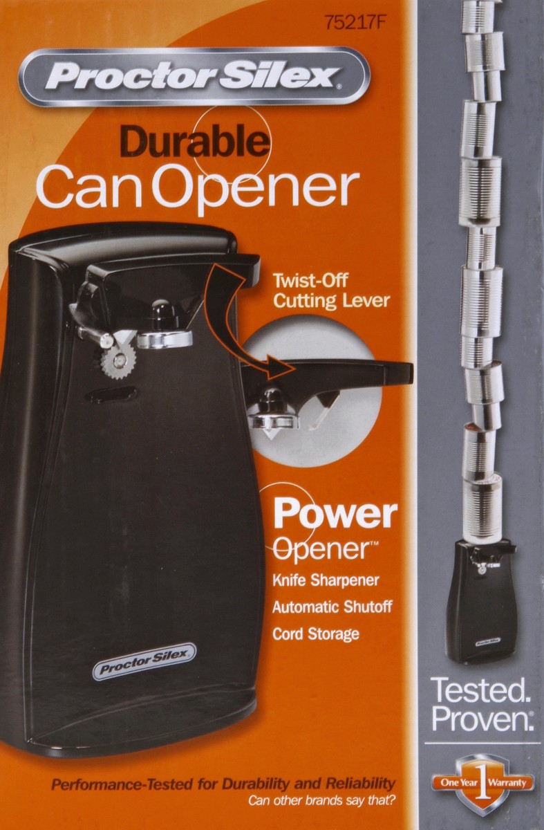 slide 1 of 6, Proctor Silex Can Opener Black - EA, 1 ct