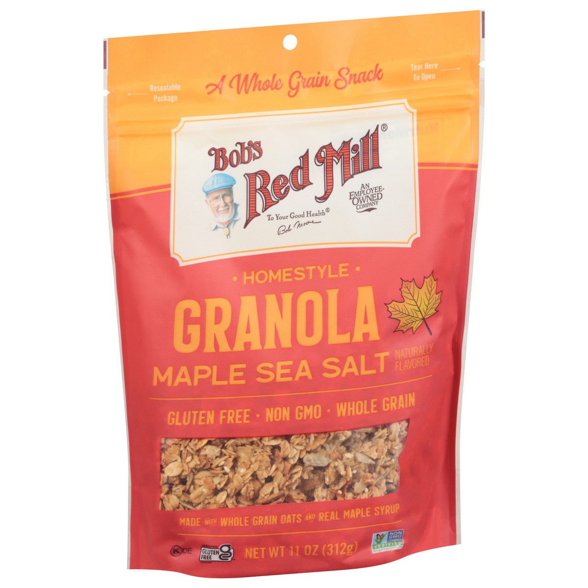 slide 11 of 12, Bob's Red Mill Homestyle Maple Sea Salt Granola 11 oz, 11 oz