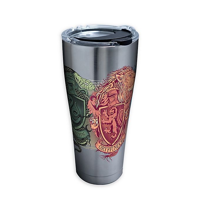 slide 1 of 1, Tervis Harry Potter Illustrated Crests Stainless Steel Tumbler with Lid, 30 oz