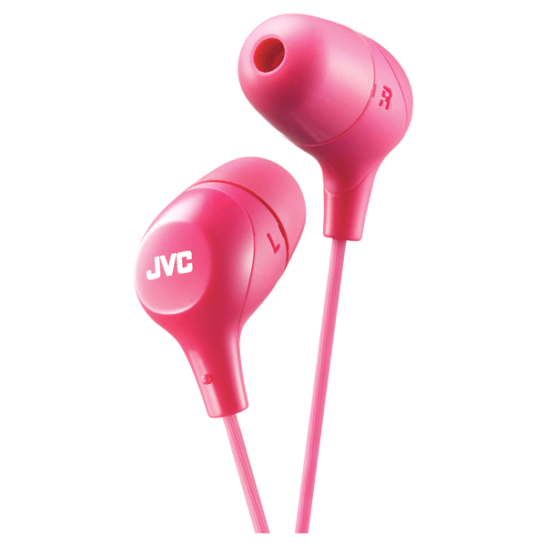 slide 1 of 1, JVC Marshmallow Headphones, Pink, 1 ct