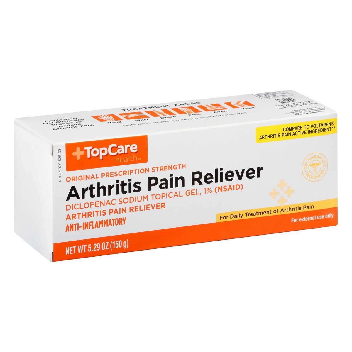 slide 8 of 13, TopCare Health Original Prescription Strength Arthritis Pain Reliever 5.29 oz, 150 gram
