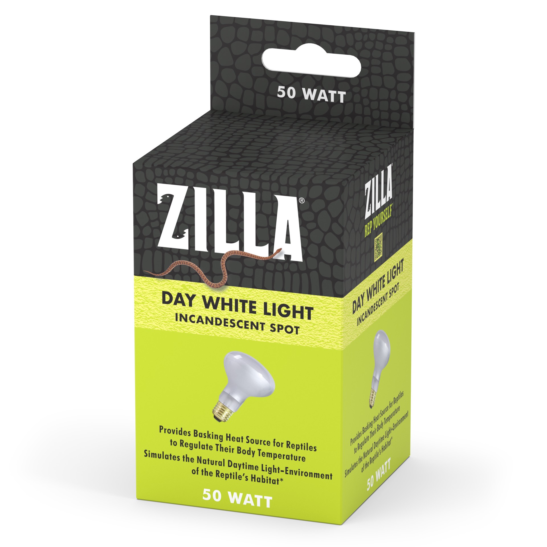 slide 1 of 6, Zilla Incandescent Spot Bulbs Day White 50 Watts, 1 ct