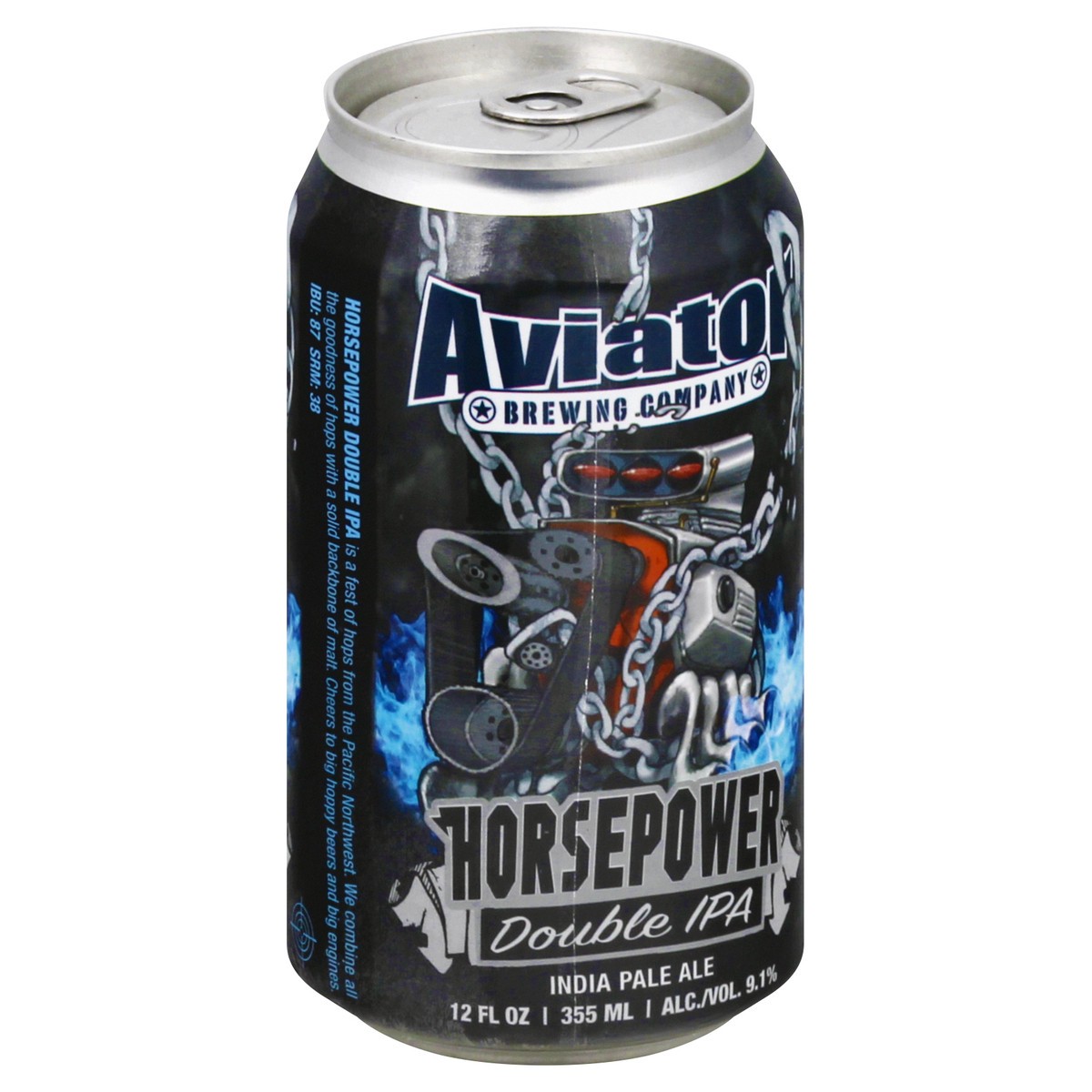 slide 2 of 9, Aviator Brewing Co. Double IPA India Pale Ale Horsepower Beer 12 oz, 12 oz