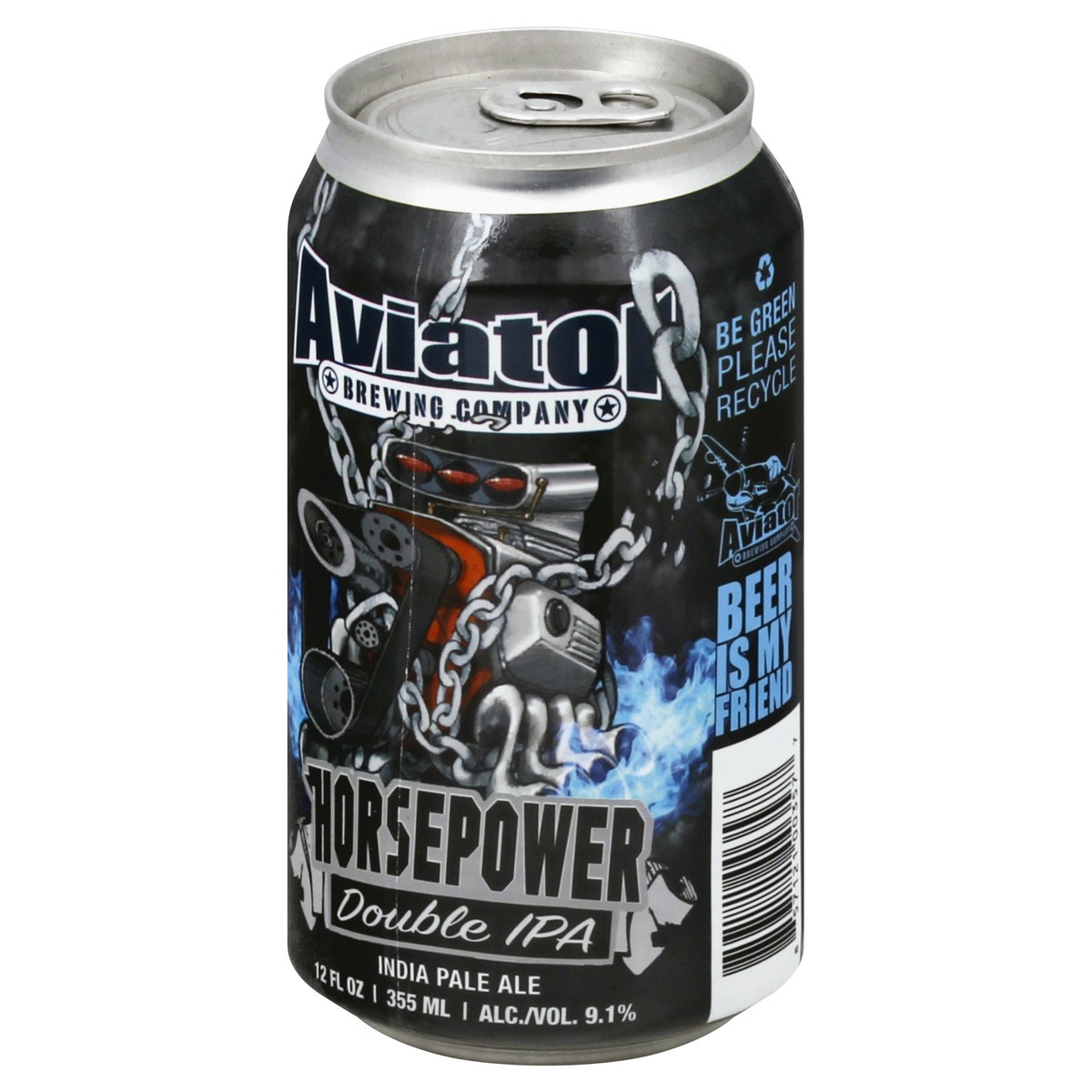 slide 3 of 9, Aviator Brewing Co. Double IPA India Pale Ale Horsepower Beer 12 oz, 12 oz