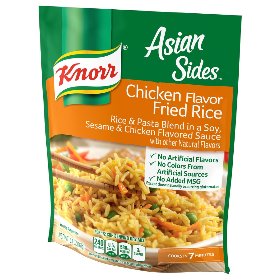 slide 3 of 5, Knorr Asian Sides Chicken Fried Rice, 5.7 oz