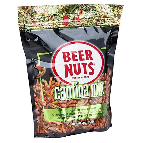 slide 1 of 1, Beer Nuts Cantina Mix Sup Bag, 20 oz