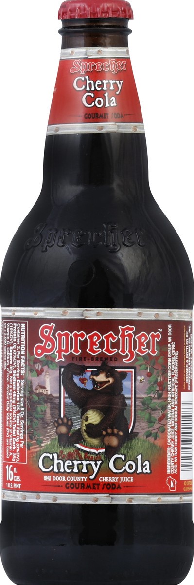 slide 1 of 4, Sprecher Cola - 16 oz, 16 oz