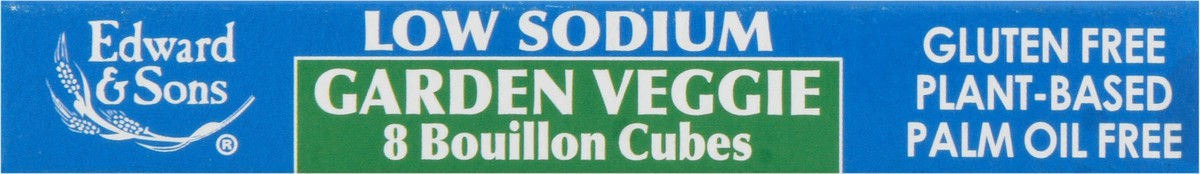 slide 6 of 13, Edward & Sons Low Sodium Garden Veggie Bouillon Cubes 8 ea, 2.2 oz