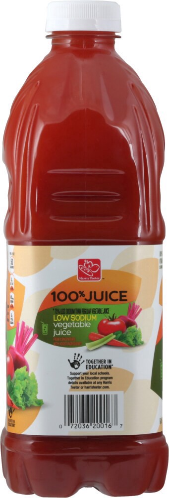 slide 3 of 4, Harris Teeter™ Low Sodium 100% Vegetable Juice Cocktail, 64 fl oz