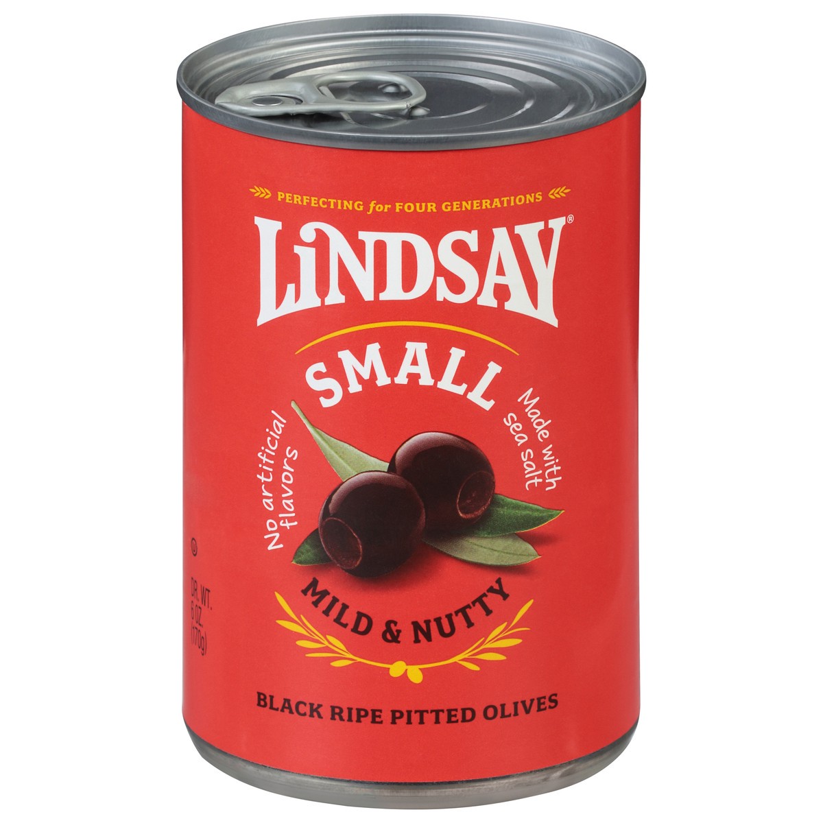 slide 1 of 9, Lindsay Small Black Ripe Pitted Olives 6oz Can, 6 oz