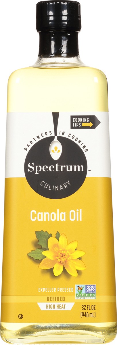 slide 8 of 13, Spectrum Culinary Refined Expeller Pressed Canola Oil 32 fl oz, 32 fl oz