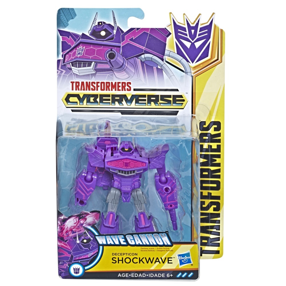 slide 1 of 1, Transformers Cyberverse Warrior Class Decepticon Shockwave Action Figure Toy, 1 ct