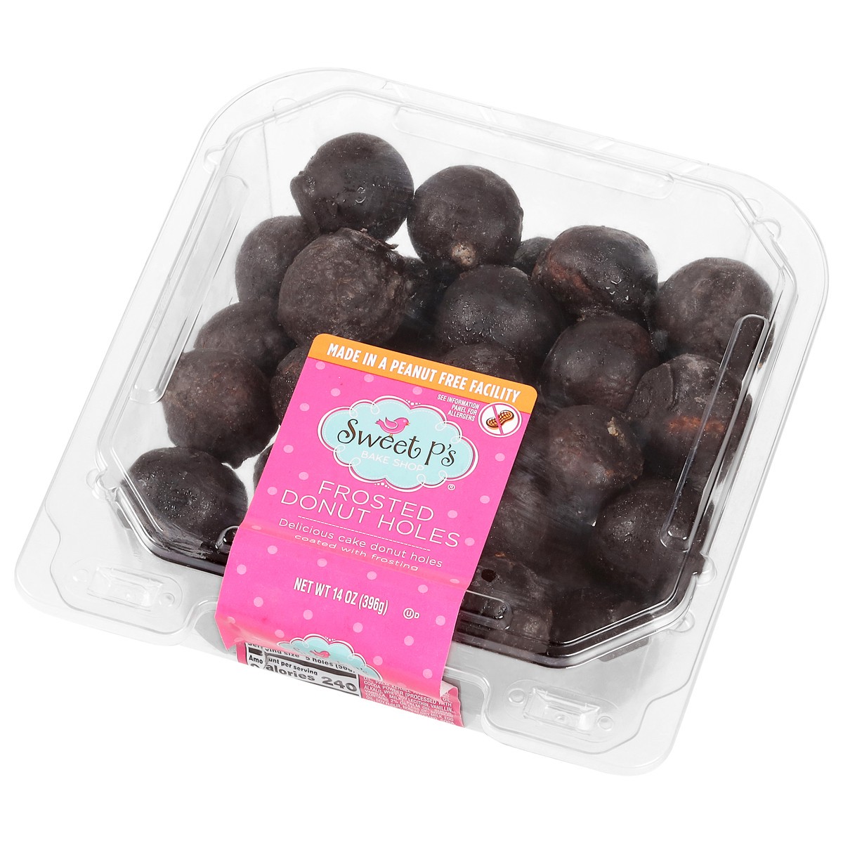 slide 4 of 9, Sweet P's Bake Shop Frosted Donut Holes 14 oz, 