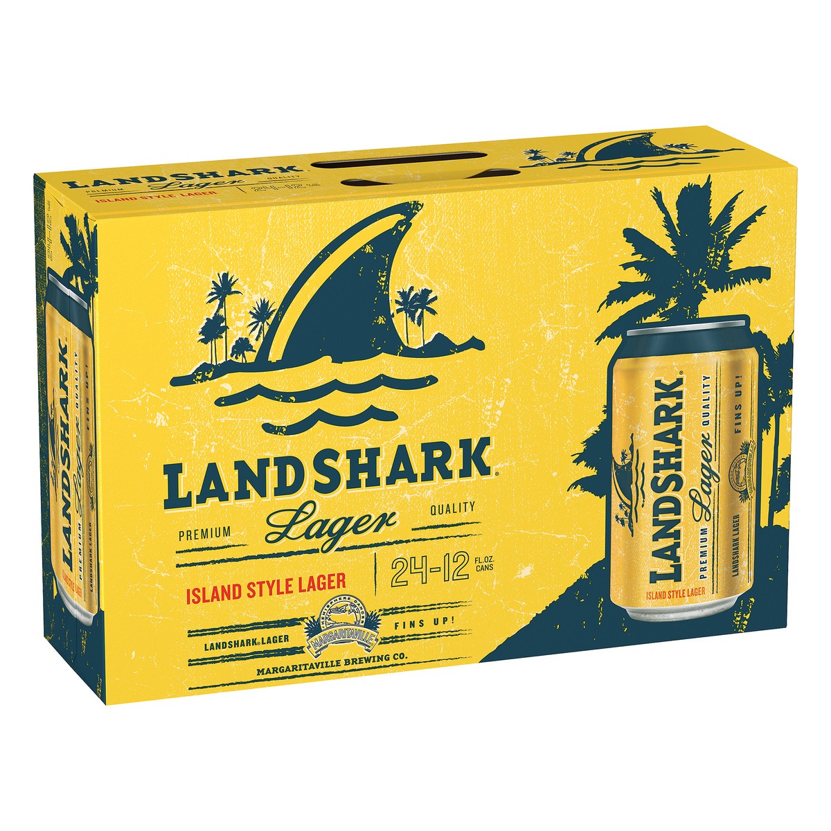 slide 4 of 8, Landshark Island Style Lager, 24 Pack, 12 fl. oz. Cans, 4.7% ABV, 24 ct
