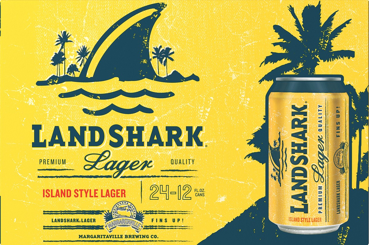 slide 7 of 8, Landshark Island Style Lager, 24 Pack, 12 fl. oz. Cans, 4.7% ABV, 24 ct