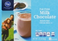 slide 1 of 1, Kroger Milk Chocolate Dutch Hot Cocoa Mix - Fat Free, 8 ct; 0.28 oz