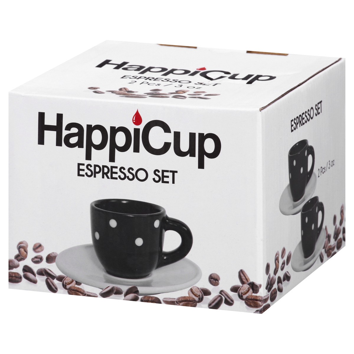 slide 10 of 11, Happi Cup 2 Pieces / 3 oz Espresso Set 1 ea, 1 ct
