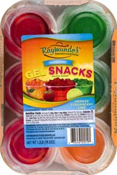 Raymundo's Sugar free. Orange, strawberry, lime. Gel Snacks 6 ea