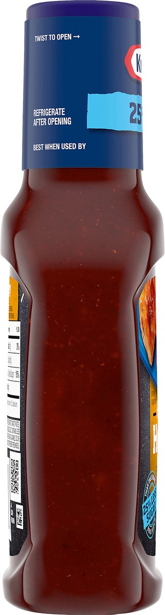 slide 2 of 9, Kraft Hint of Honey Barbecue BBQ Sauce with 25% Less Sugar, 17.5 oz Bottle, 17.5 oz