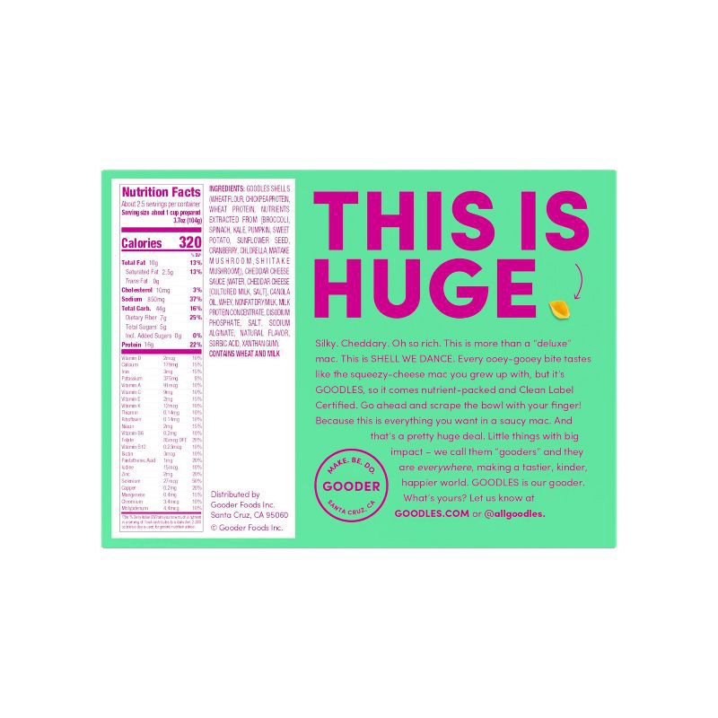 slide 2 of 3, Goodles Shell We Dance Mac & Cheese 9 oz, 9 oz