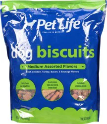 Pet Life Medium Assorted Flavors Dog Biscuit 4 lb