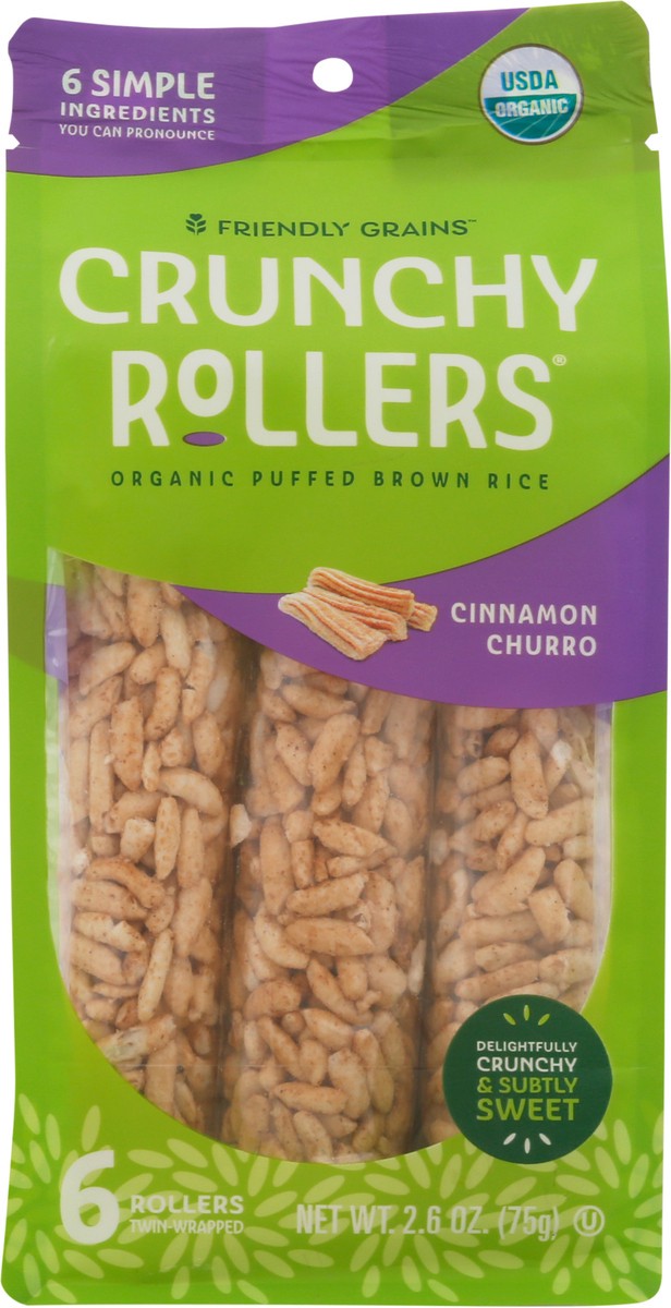 slide 1 of 13, Crunchy Rollers Cinnamon Churro, 2.6 oz