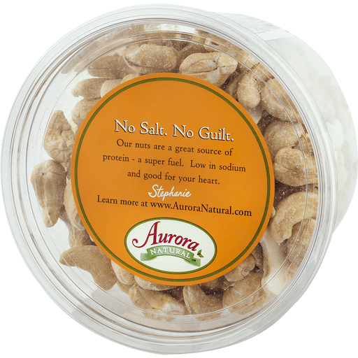 slide 3 of 8, Aurora Natural Cashews No Salt, 9 oz