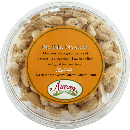 slide 1 of 8, Aurora Natural Cashews No Salt, 9 oz