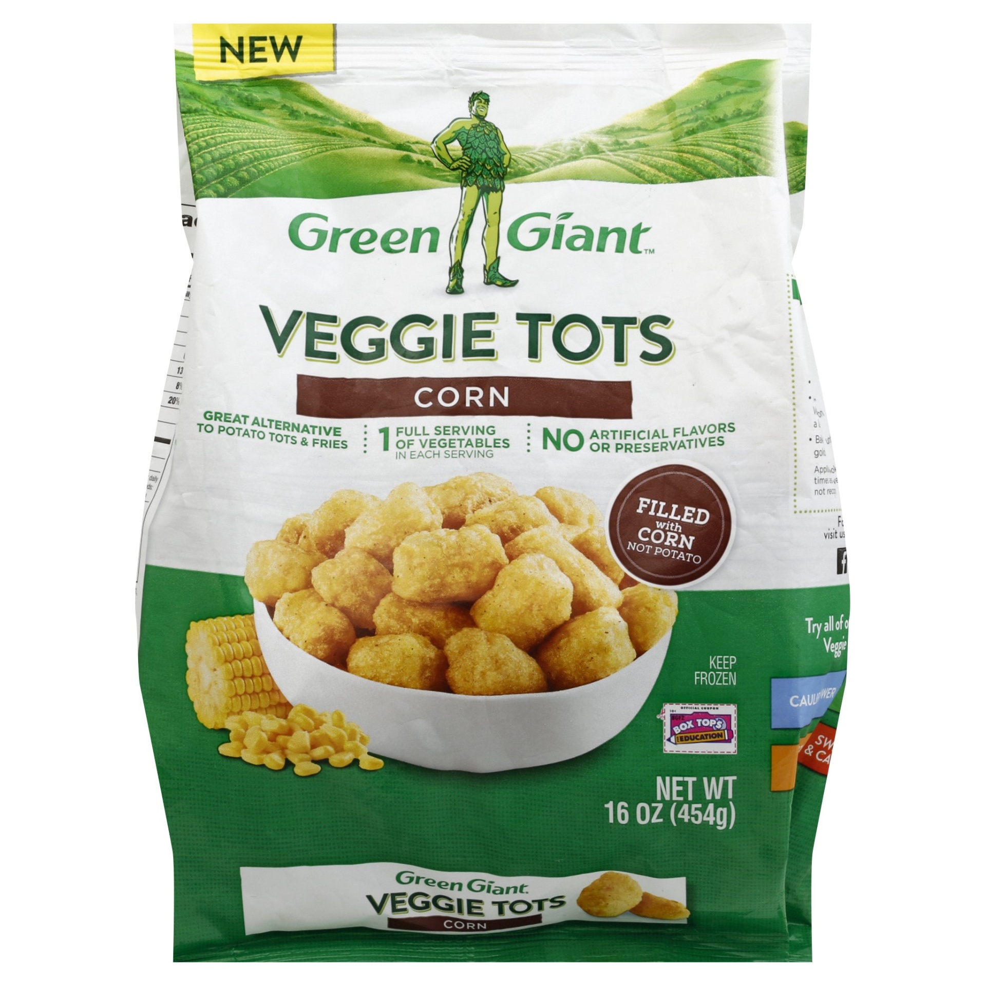 slide 1 of 6, Green Gaint VeGreen Giantie Tots Corn, 16 oz