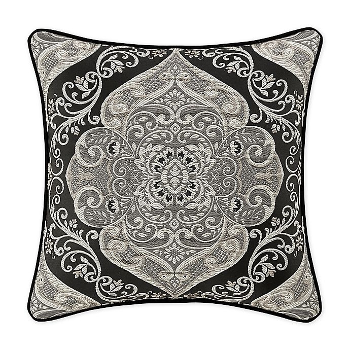 slide 1 of 1, J. Queen New York Vera Throw Pillow - Black, 1 ct