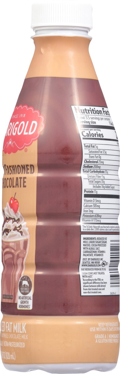 slide 12 of 14, Darigold Reduced Fat Old Fashioned Chocolate Milk 28 fl oz, 28 fl oz