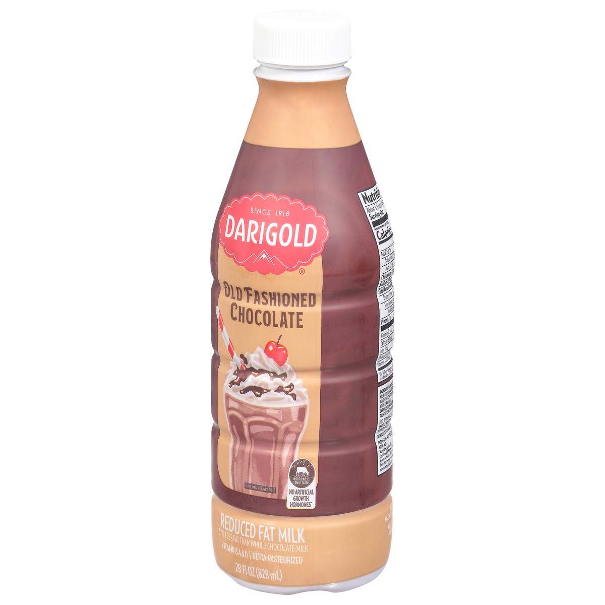 slide 11 of 14, Darigold Reduced Fat Old Fashioned Chocolate Milk 28 fl oz, 28 fl oz