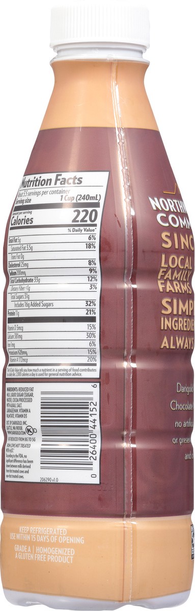 slide 2 of 14, Darigold Reduced Fat Old Fashioned Chocolate Milk 28 fl oz, 28 fl oz