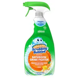 Scrubbing Bubbles Disinfectant Bathroom Grime Fighter Spray, Citrus, 32 fl oz