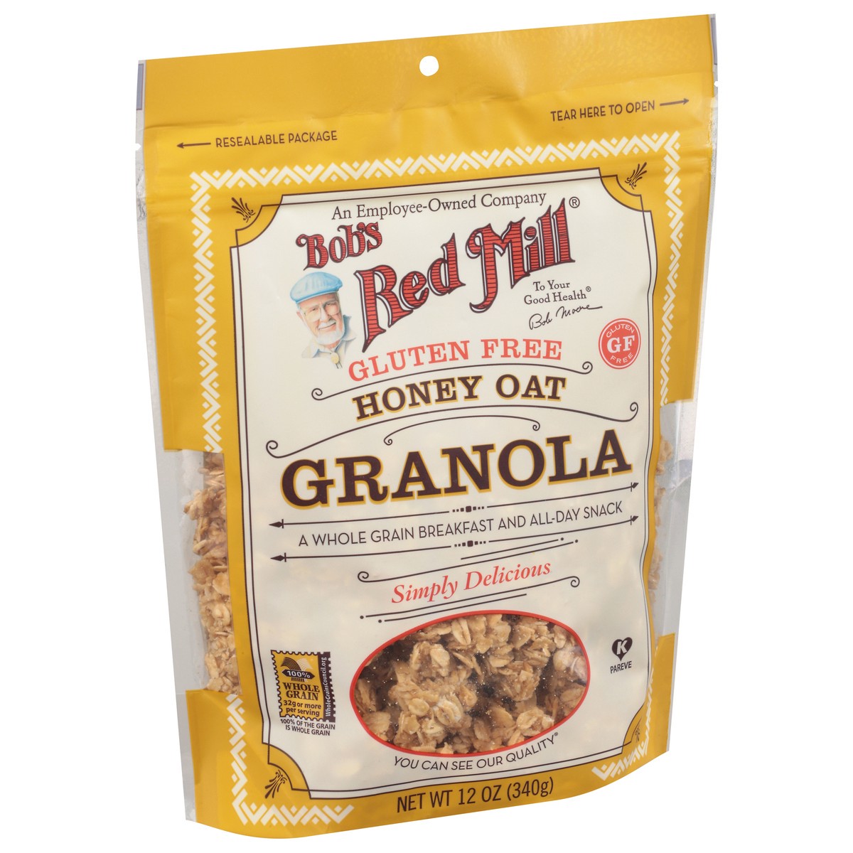 slide 4 of 12, Bob's Red Mill Gluten Free Honey Oat Granola 12 oz, 12 oz