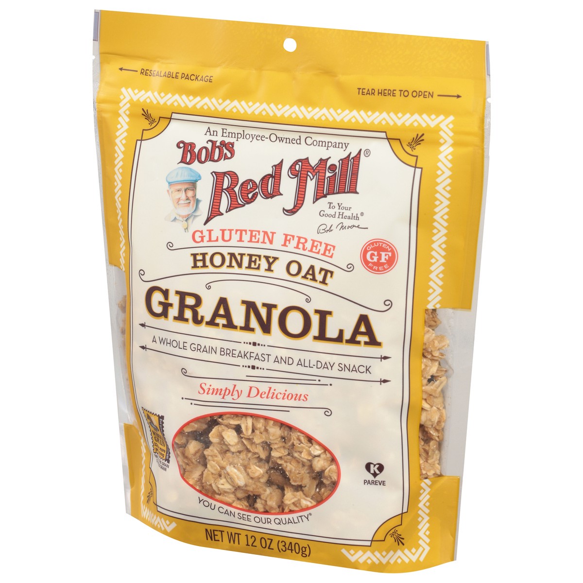 slide 5 of 12, Bob's Red Mill Gluten Free Honey Oat Granola 12 oz, 12 oz