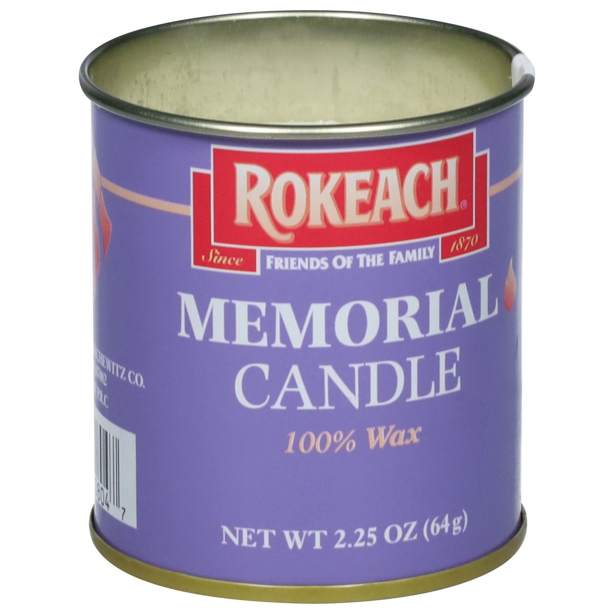 slide 3 of 9, Rokeach Memorial Candle 1 ea, 1 ct