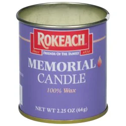 Rokeach Memorial Candle 1 ea