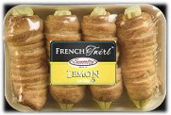 slide 1 of 1, Specialty Bakery Lemon French Twirls, 4 ct