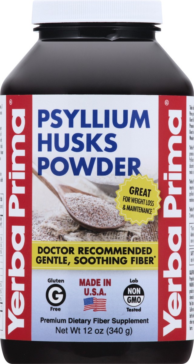 slide 4 of 7, Yerba Prima Psyllium Husks 12 oz, 12 oz