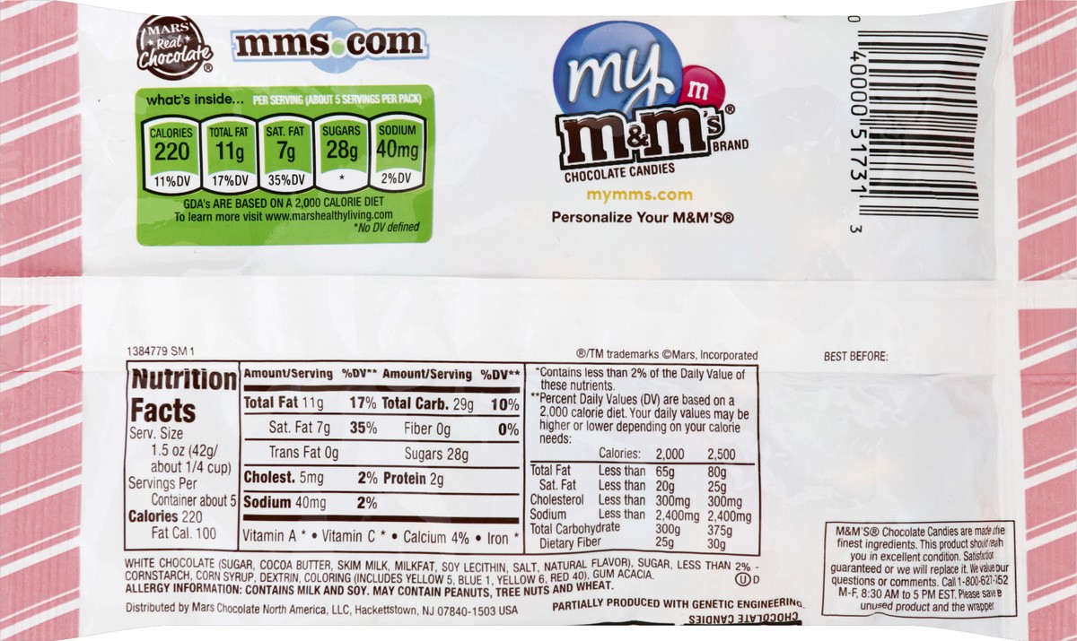 slide 5 of 6, M&M'S White Chocolate Easter Candy 8-Ounce Bag, 8 oz