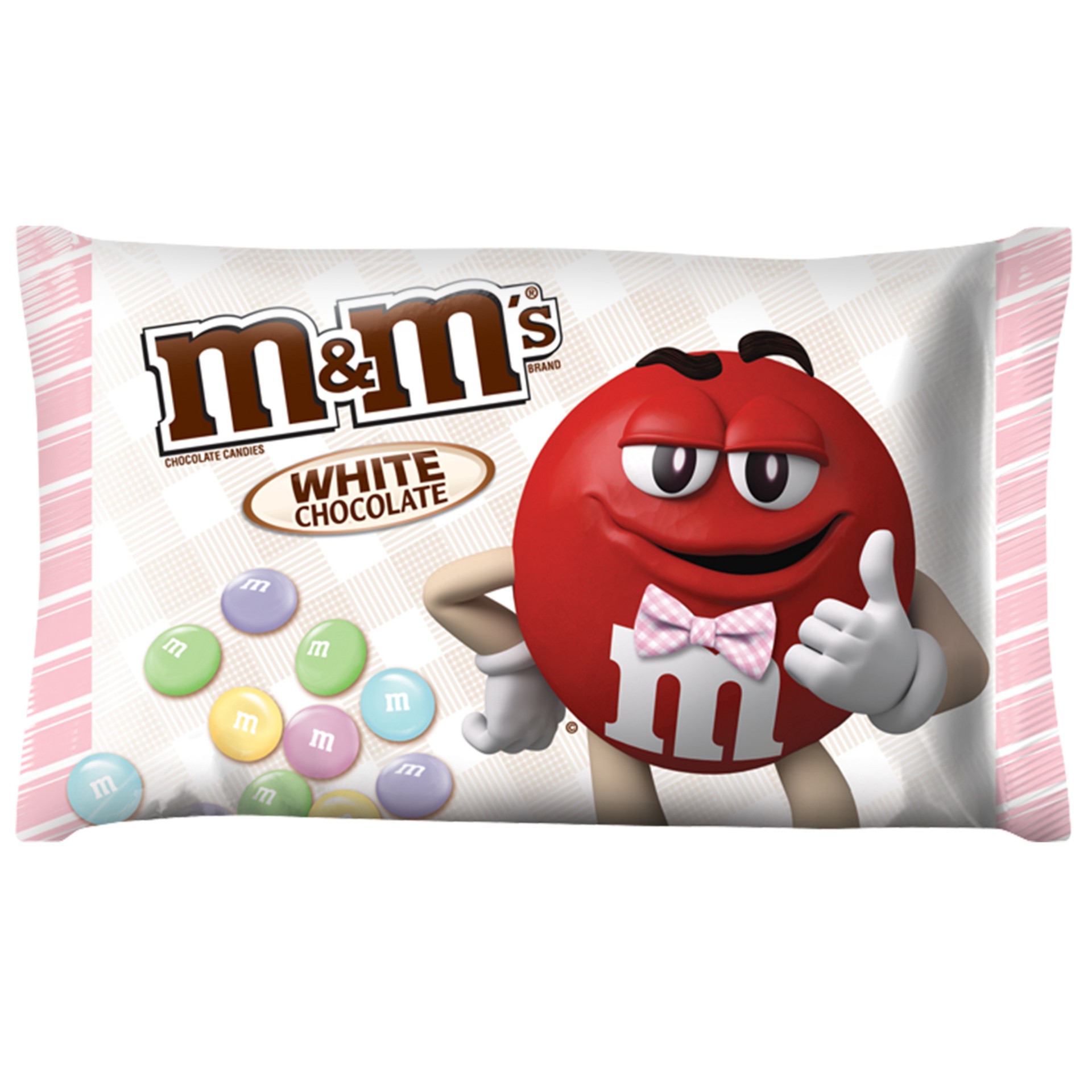 slide 1 of 6, M&M'S White Chocolate Easter Candy 8-Ounce Bag, 8 oz