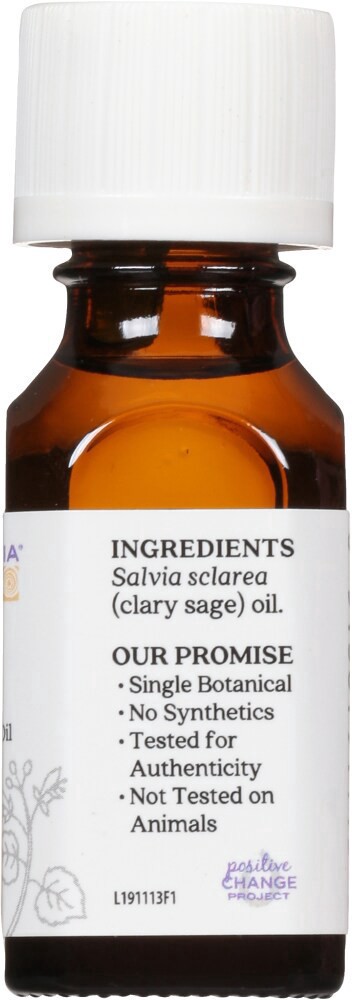 slide 3 of 4, Aura Cacia Clary Sage Essential Oil, 0.5 oz