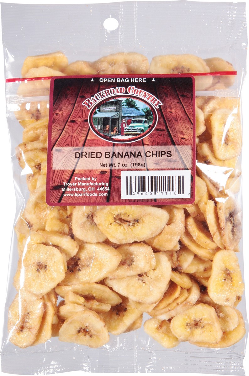 slide 7 of 9, Backroad Country Dried Banana Chips - 7 oz, 7 oz
