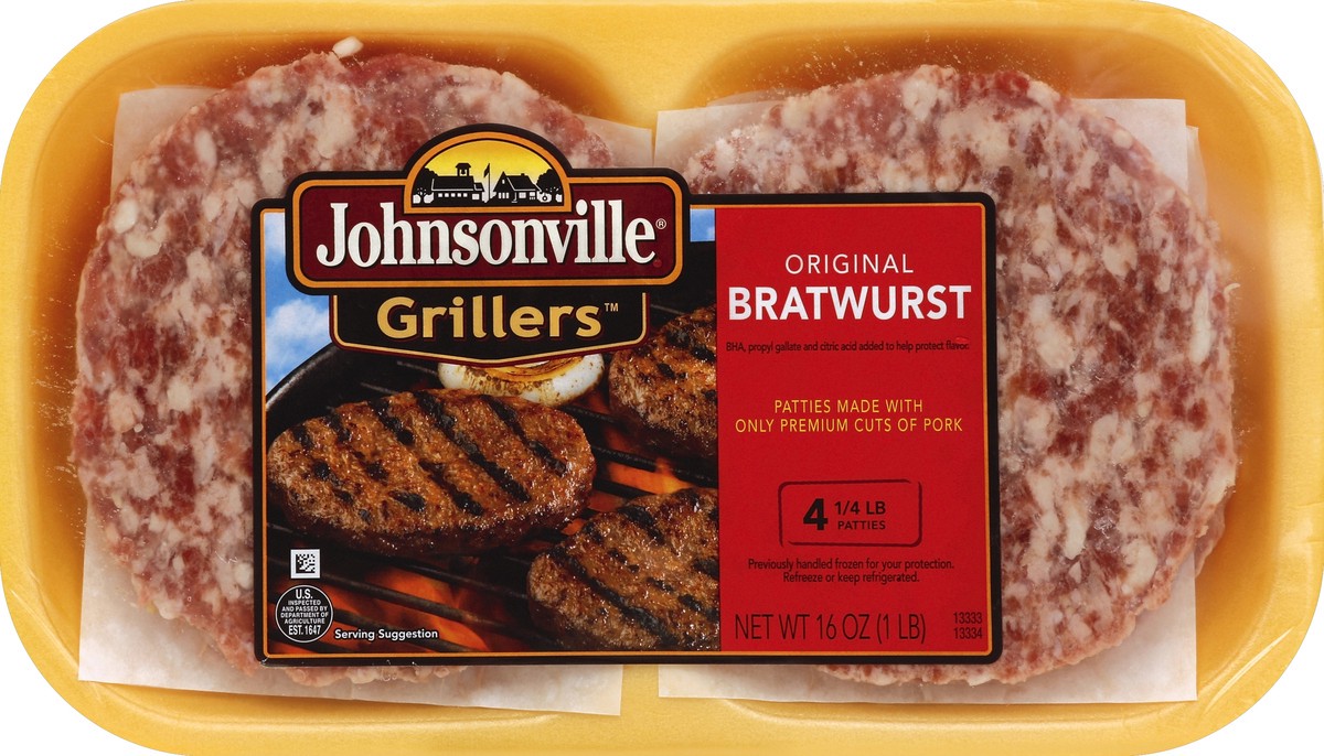 slide 3 of 4, Johnsonville Grillers 4 ea, 4 ct