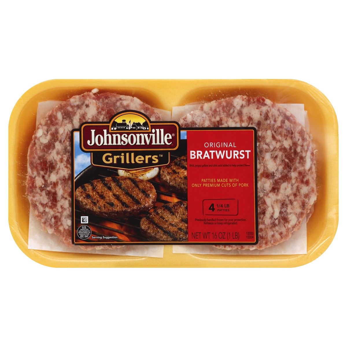 slide 1 of 4, Johnsonville Grillers 4 ea, 4 ct